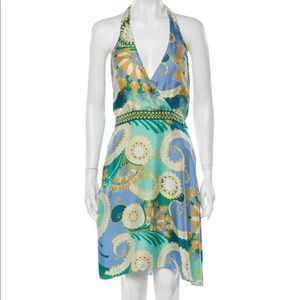 Tibi Silk Knee Length Dress XS